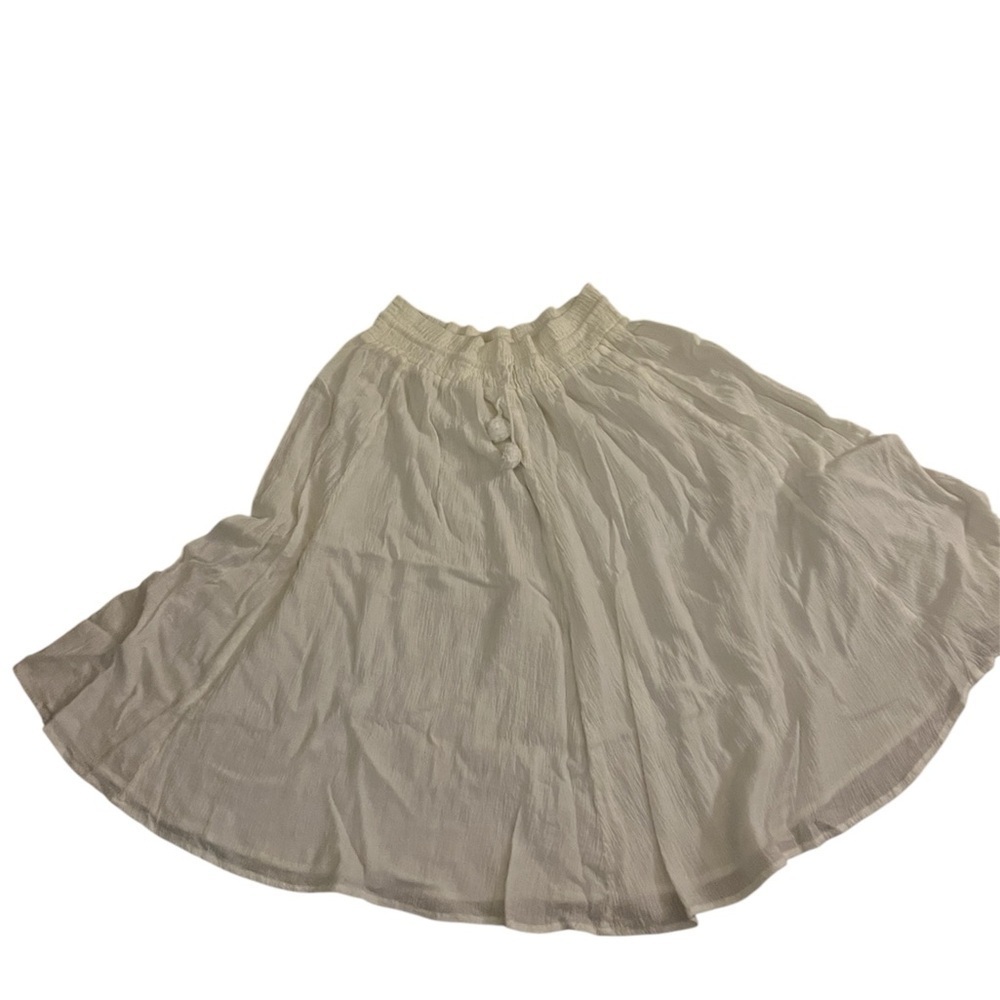 Casual White Women's Skirt